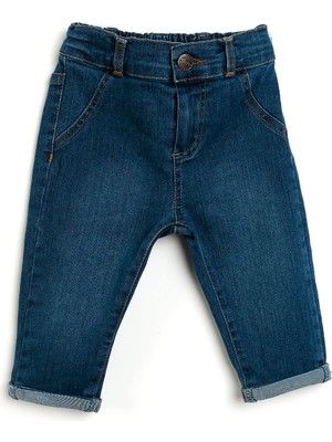 Hello Baby Basic Elastik Belli Denim Pantolon Erkek Bebek