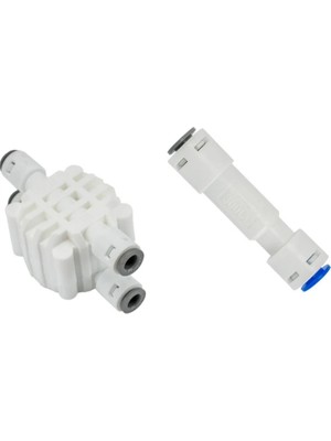 Sulook Su Arıtma Cihazı Shutoff Valve 4 Yollu Vana + Atık Kısıcı Flowlimit 300 Set