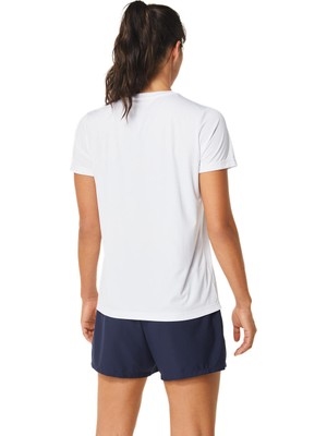 Asics Kadın White/White Tshirt