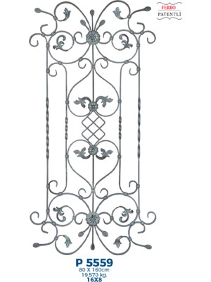 Ferbo Dekoratif Amaçlı Balkon / Kapı / Merdiven Korkuluk-Küpeşte Modeli (1 Adet)