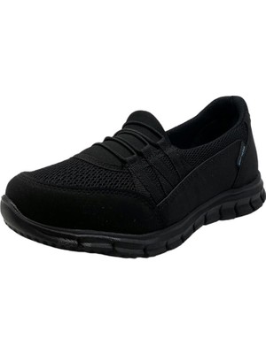 King Paolo D6104 Krakers Siyah Kadın Spor Ayakkabı