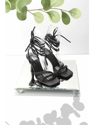 Bambi Siyah  Kadın Klasik Topuklu Ayakkabı K05124011509