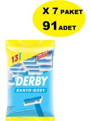 Derby Banyo Body 10+3 X 7 Paket- 91 Adet