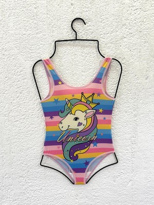 Rs Ramuni Kız Çocuk Gökkuşağı Unicorn Baskılı Mayı