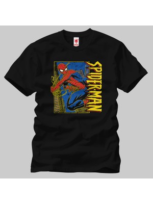 Built By Crazy Spiderman Vintage  Tişört