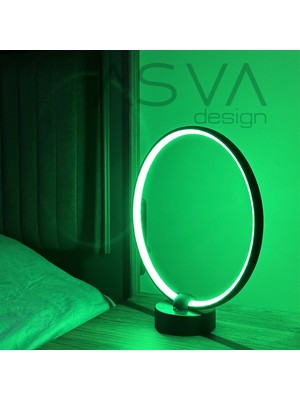 Asva Design Dekoratif Rgb LED Masa Lambası