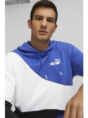 Puma Power Cat Hoodie Tr Mavi Erkek Sweatshirt