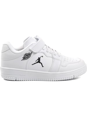 Cool Haykat Kısa-F Beyaz Cırtlı Çocuk Sneaker