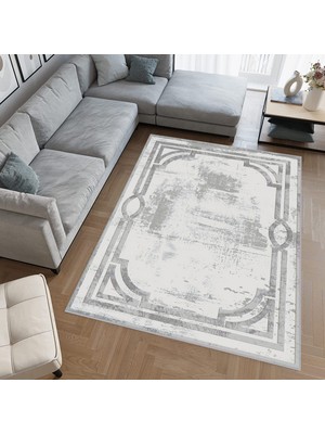 Rovigo Home Dijital Baskı Yıkanabilir Kaymaz Taban Salon Halısı RVG0634