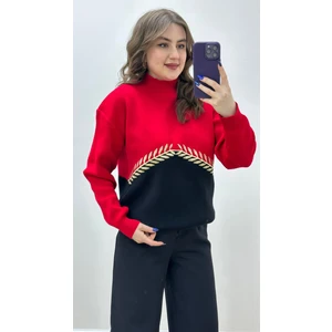 Mazi Butik Seyran Kazak Kırmızı
