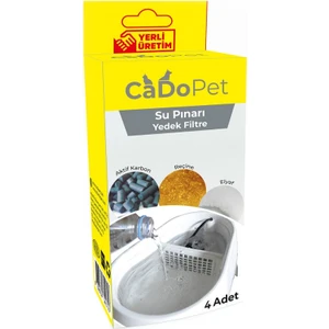 Cado Pet Su Pınarı Yedek Kartuş Filtre 4 Lü Paket