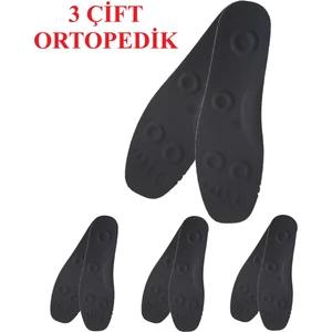 3 Çift Ortopedik Ayakkabı Tabanlığı Mz 159