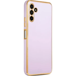 Samsung Galaxy A04S Kılıf Köşeli Altın Model Kapak