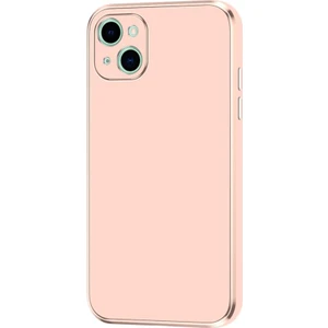 Apple iPhone 14 Plus Kılıf Köşeli Altın Model Kapak