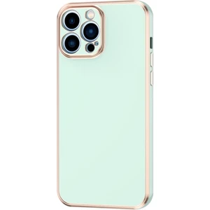 Apple iPhone 14 Pro Max Kılıf Köşeli Altın Model Kapak