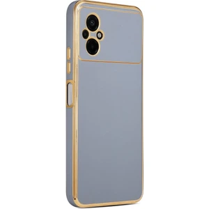 Xiaomi Poco M5 Kılıf Köşeli Altın Model Kapak