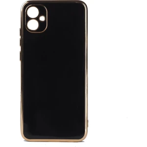 Samsung Galaxy A04E Kılıf Köşeli Altın Model Kapak