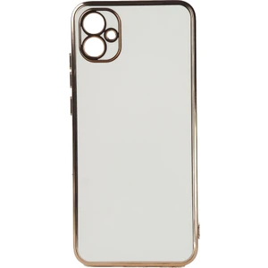 Samsung Galaxy A04E Kılıf Köşeli Altın Model Kapak