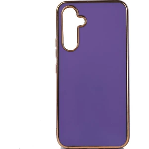 Samsung Galaxy A14 Kılıf Köşeli Altın Model Kapak