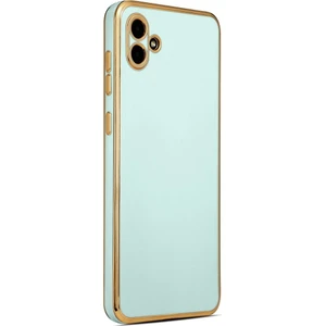 Samsung Galaxy A04 Kılıf Köşeli Altın Model Kapak