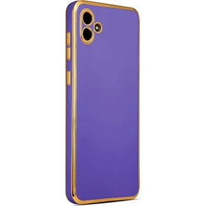 Samsung Galaxy A04 Kılıf Köşeli Altın Model Kapak