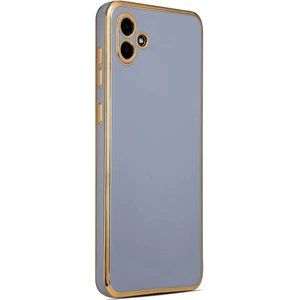 Samsung Galaxy A04 Kılıf Köşeli Altın Model Kapak