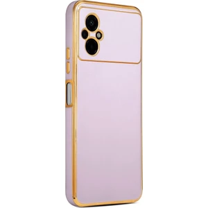 Xiaomi Poco M5 Kılıf Köşeli Altın Model Kapak