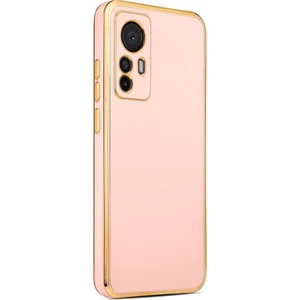 Xiaomi Mi 12T Pro Kılıf Köşeli Altın Model Kapak