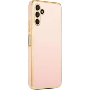 Samsung Galaxy A04S Kılıf Köşeli Altın Model Kapak