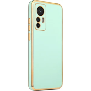 Xiaomi Mi 12T Pro Kılıf Köşeli Altın Model Kapak