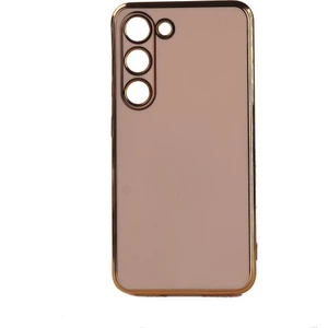 Samsung Galaxy S23 Plus Kılıf Köşeli Altın Model Kapak