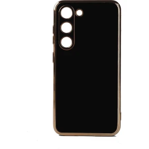 Samsung Galaxy S23 Plus Kılıf Köşeli Altın Model Kapak