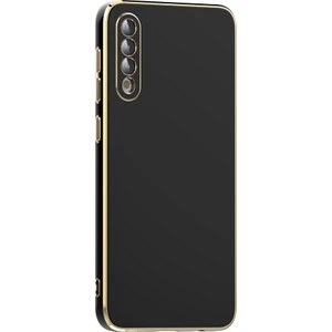 Samsung Galaxy A50 Kılıf Köşeli Altın Model Kapak
