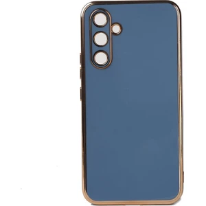 Samsung Galaxy A14 Kılıf Köşeli Altın Model Kapak