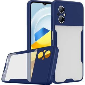 Xiaomi Poco M5 Kılıf Kenar Renkli Kamera Korumalı Mat Kapak