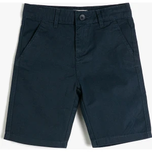 Normal Bel Normal Lacivert Erkek Çocuk Şort 3SKB40022TW