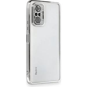Redmi Note 10 Pro Kılıf 3D Kamera ve Lens Mercek Korumalı Ultra Lüks Razer Plating Silikon Case