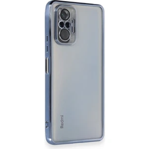 Redmi Note 10 Pro Kılıf 3D Kamera ve Lens Mercek Korumalı Ultra Lüks Razer Plating Silikon Case