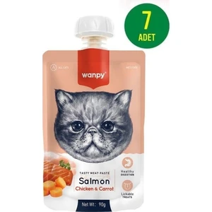 Taze Somonlu&tavuklu  Kedi Et Ezmesi 90 gr x 7 Adet