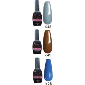 Pink World Kalıcı  Oje  12 ml 3lü Set K48 K45 K26