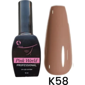 Pink World Kalıcı  Oje K58 12ML Sütlü Kahve Rengi