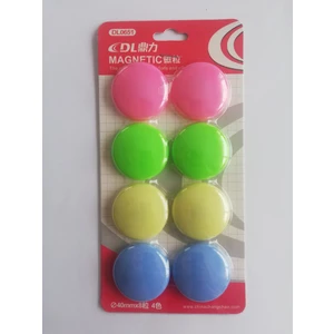 Renkli Magnet Mıknatıslı 40MMX8