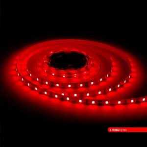 Şerit LED 60 Led''li Kırmızı Işık 7W 5 Metre AS01-00804
