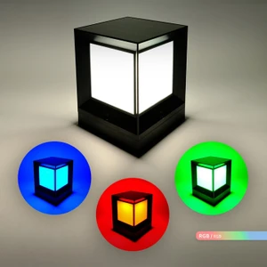 Rgb Solar LED Bahçe Armatürü IP65 Renk Değiştirilebilir Güneş Enerjili Bahçe Aydınlatması