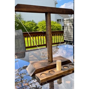 Ahşap Masa Üstü Halka Geçirme Oyunu