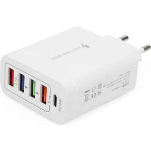 Pd 48W 4 USB + 18W Pd Type C Girişli Hızlı Şarj Adaptörü