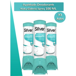 Ayakkabı Deodorantı Koku Giderici Önleyici Sprey 100 ML 3 ADET
