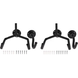 2pack Yatay Gitar Duvar Askısı Duvar Montaj Tutucu Kayış ile Siyah Seçtikleri Siyah (Yurt Dışından)