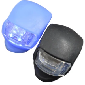 LED Lamba Kurbağa Silikon Işık 3 Kademeli Bisiklet Gidon Işığı 2'li Gkh