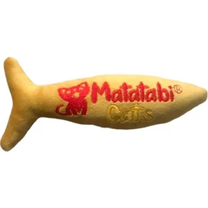 Matatabi Cats Jr.fish Sesli, Peluş Kedi Oyuncağı 20 cm Matatabi Içerikli (Kedi Nanesi/otu Içermez)
